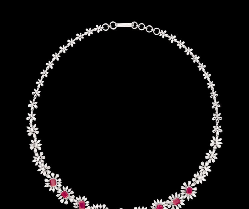 Cassiane Atelier Diamond Necklace — 18K white gold necklace by Nyce Designz