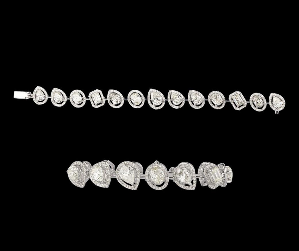 Ondine Diamond Bracelet — 18K white gold bracelet by Nyce Designz
