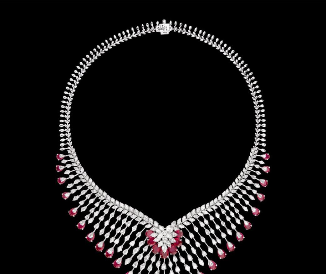 Ileana Diamond Necklace — 18K white gold necklace by Nyce Designz