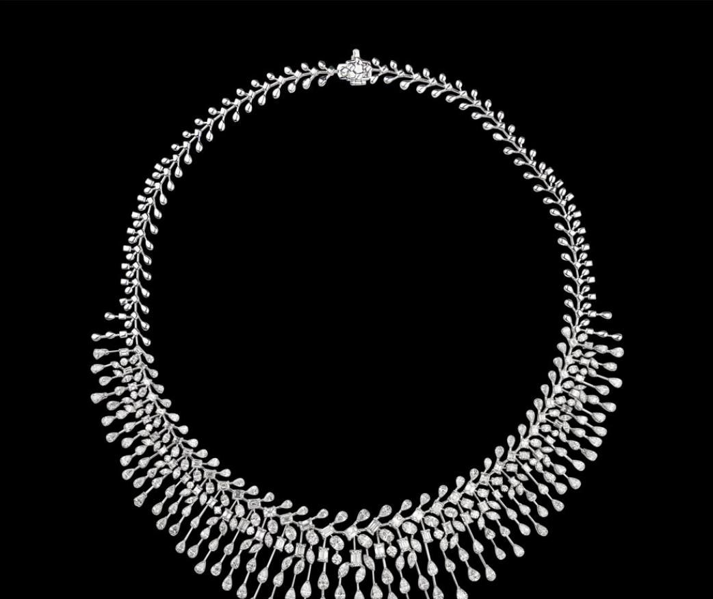 Wren Diamond Necklace — 18K white gold necklace by Nyce Designz