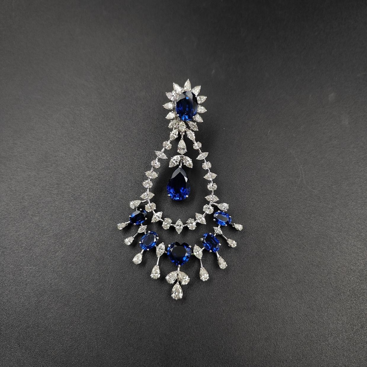 Undine Diamond Earrings — 14K white gold earrings by Nyce Designz