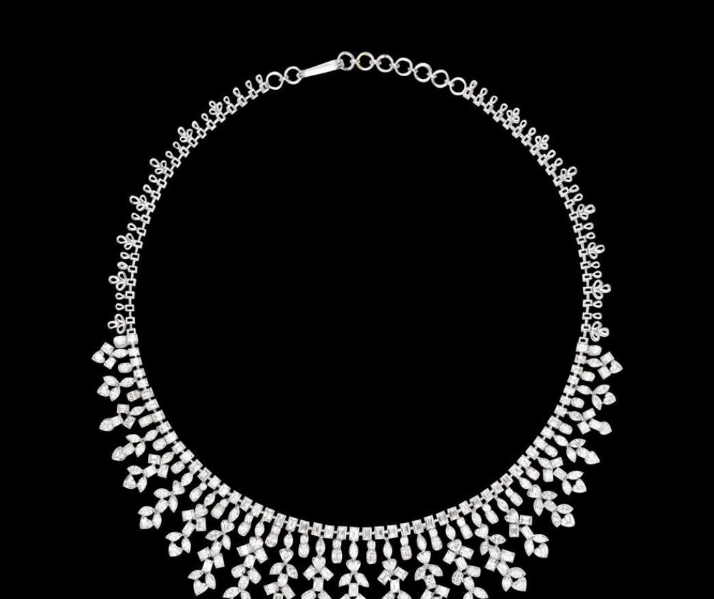 Lumiere Atelier Diamond Necklace — 18K white gold necklace by Nyce Designz