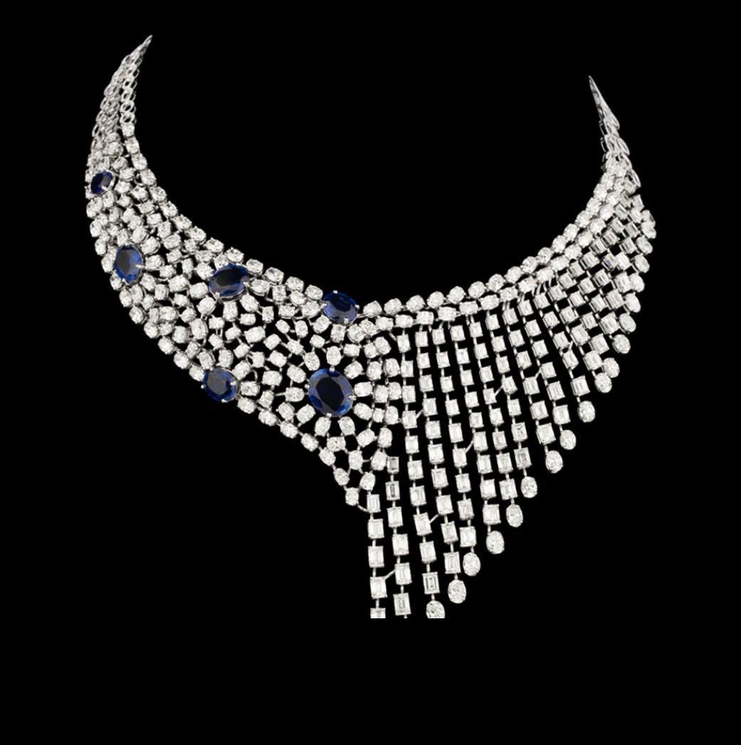 Undine Atelier Diamond Necklace — 18K white gold necklace by Nyce Designz