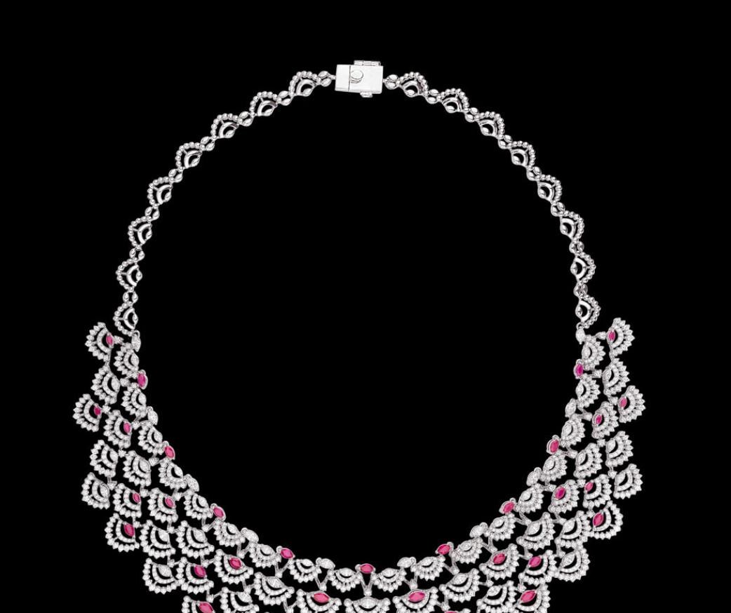 Melisande Atelier Diamond Necklace — 18K white gold necklace by Nyce Designz