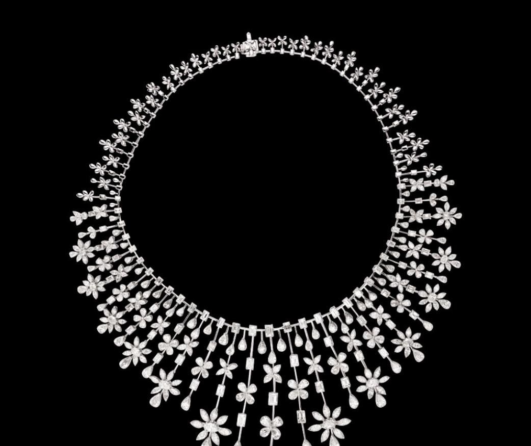 Esmee Diamond Necklace — 18K white gold necklace by Nyce Designz