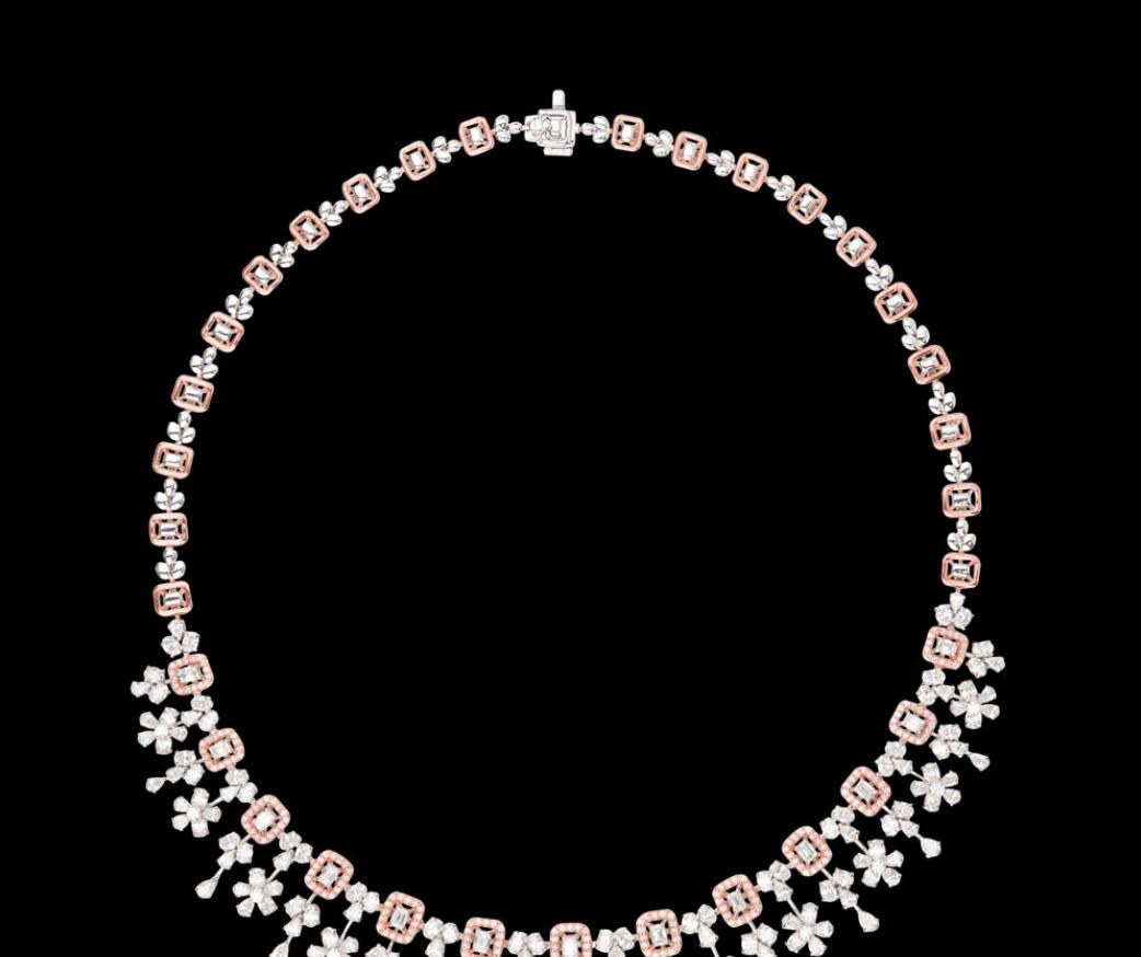 Calista Atelier Diamond Necklace — 18K two-tone gold necklace by Nyce Designz