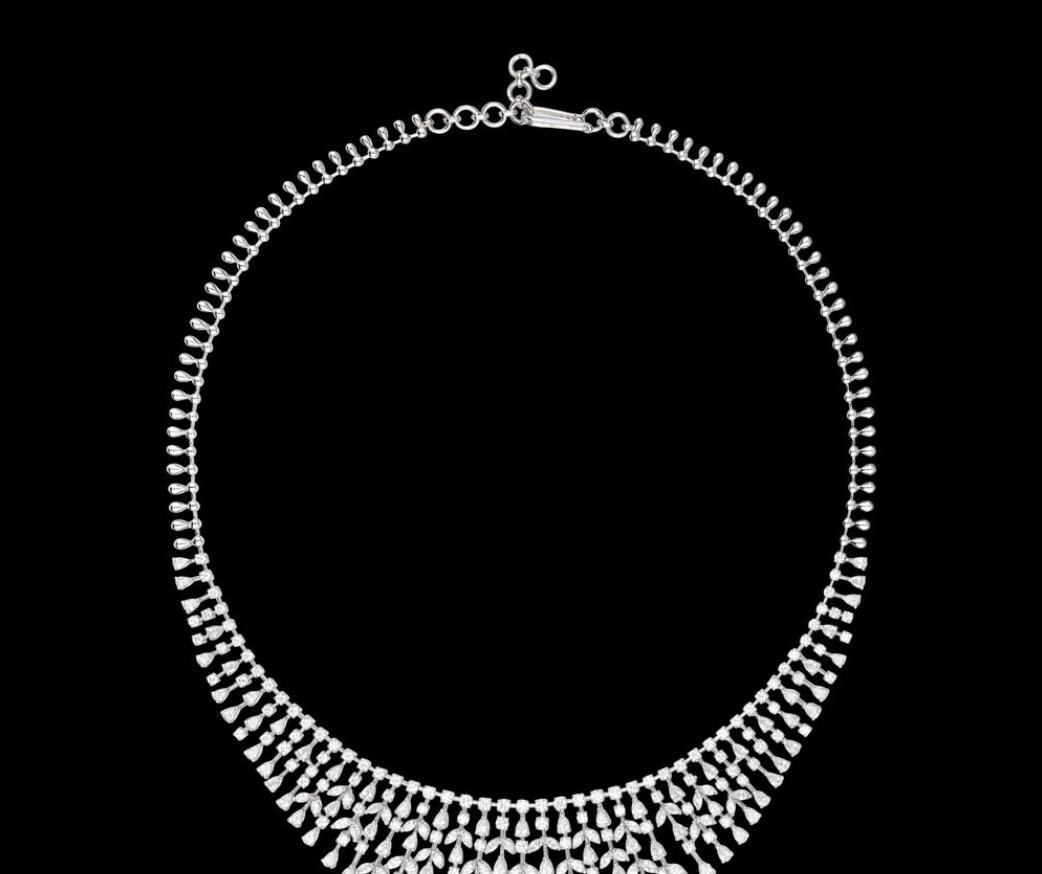 Florentine Atelier Diamond Necklace — 18K white gold necklace by Nyce Designz