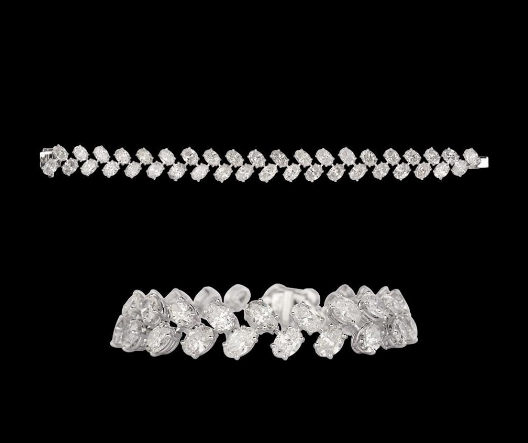Emeline Diamond Bracelet — 18K white gold bracelet by Nyce Designz