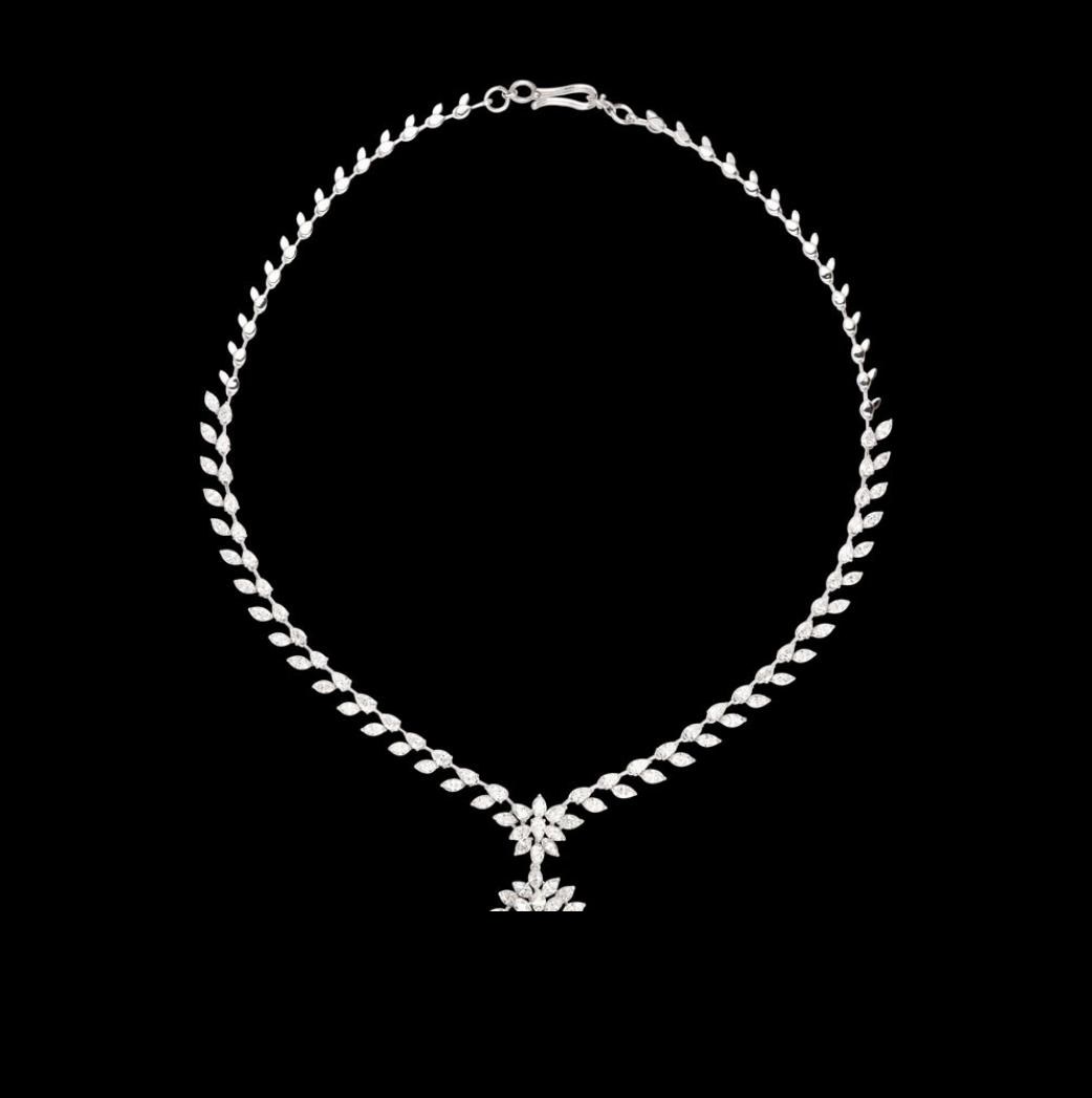 Jacinthe Atelier Diamond Necklace — 18K white gold necklace by Nyce Designz