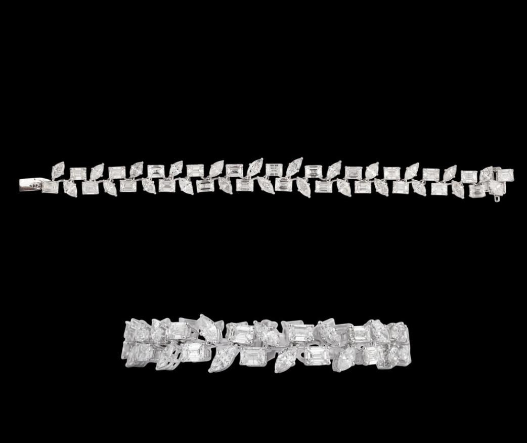 Amarante Diamond Bracelet — 18K white gold bracelet by Nyce Designz