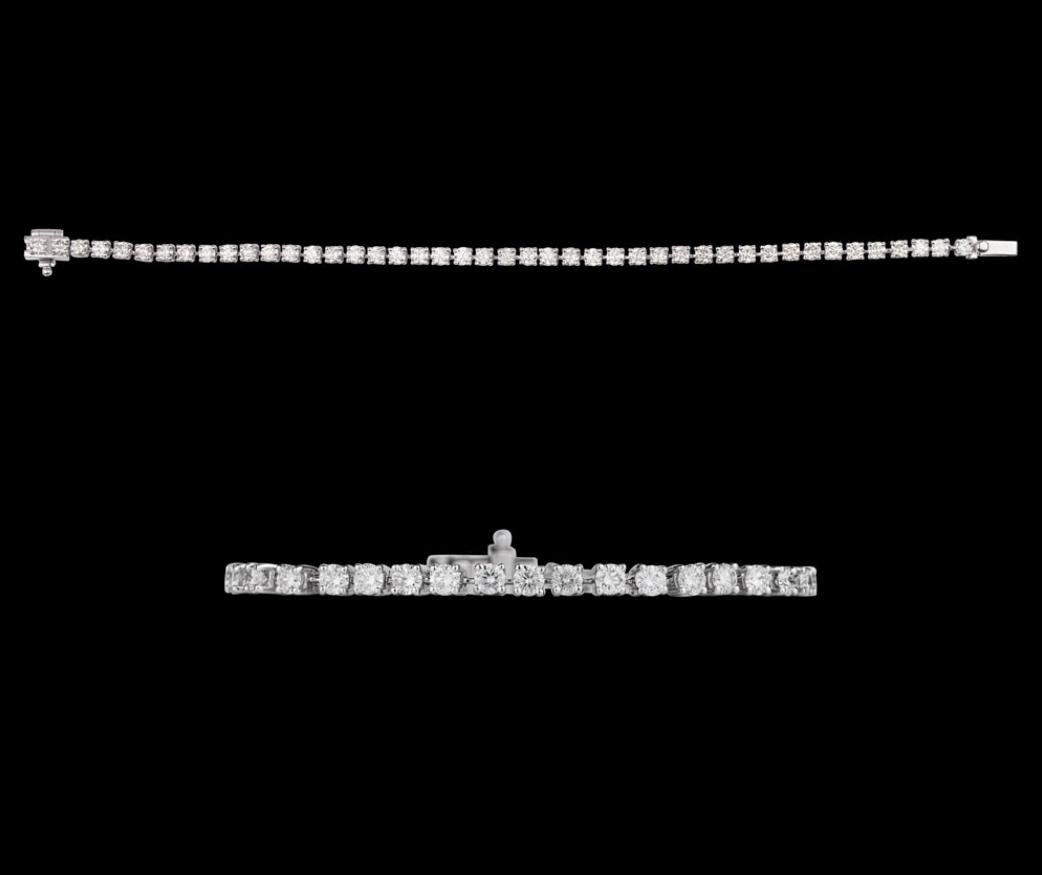 Marisol Diamond Bracelet — 18K white gold bracelet by Nyce Designz