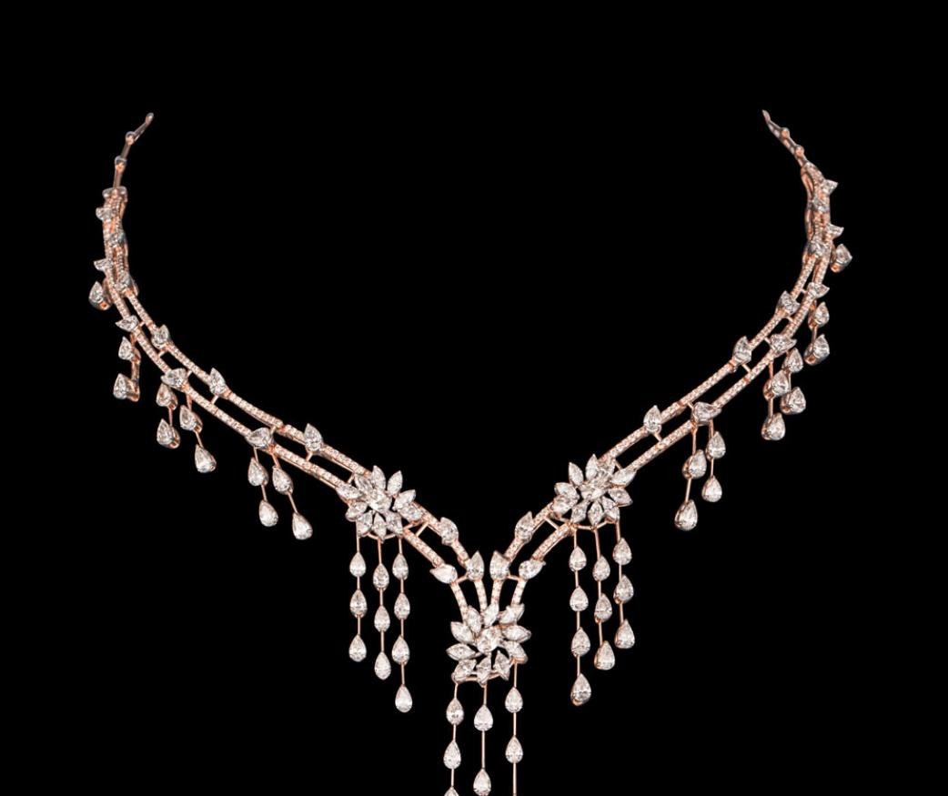 Giselle Diamond Necklace — 18K gold necklace by Nyce Designz