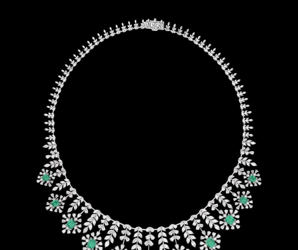 Idalia Atelier Diamond Necklace — 18K white gold necklace by Nyce Designz