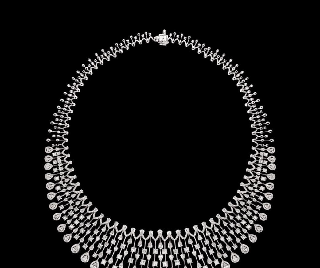 Belisse Atelier Diamond Necklace — 18K white gold necklace by Nyce Designz