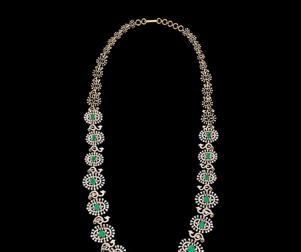 Hesper Atelier Diamond Necklace — 18K yellow gold necklace by Nyce Designz