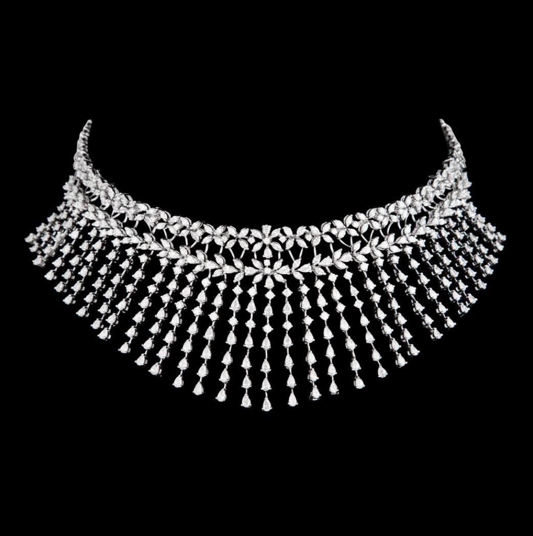 Ilaria Atelier Diamond Necklace — 18K white gold necklace by Nyce Designz