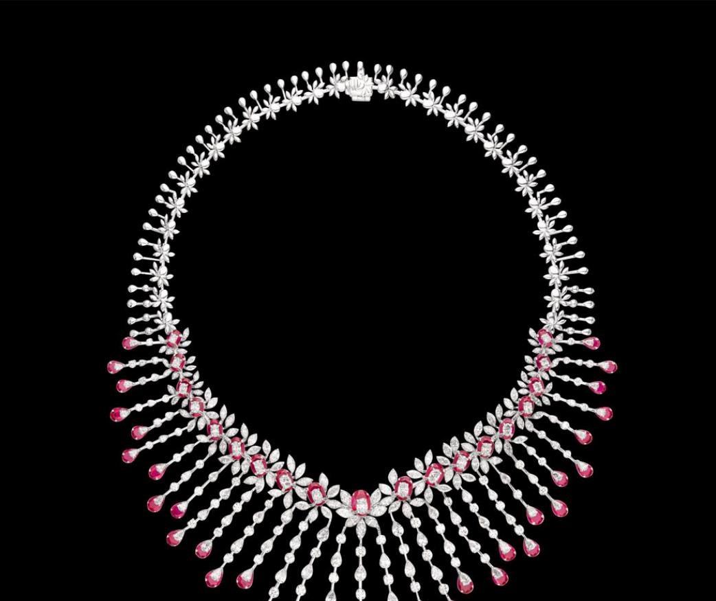 Danae Diamond Necklace — 18K white gold necklace by Nyce Designz