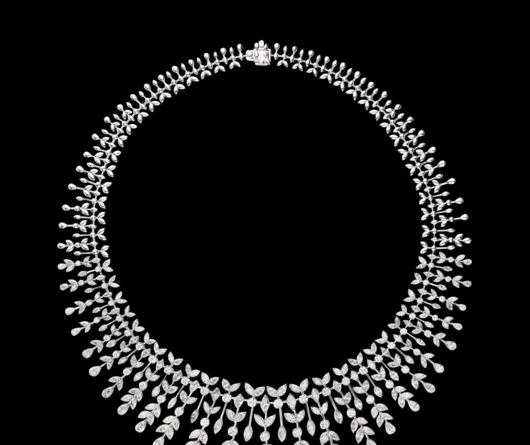 Zenobia Diamond Necklace — 18K white gold necklace by Nyce Designz
