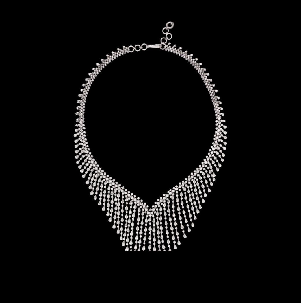 Iolanthe Atelier Diamond Necklace — 18K white gold necklace by Nyce Designz