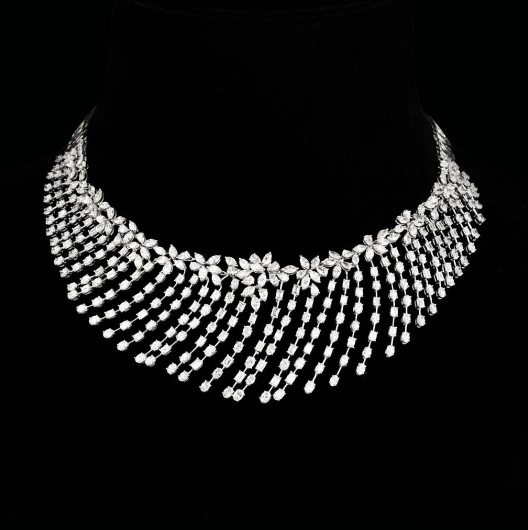 Brielle Atelier Diamond Necklace — 18K white gold necklace by Nyce Designz