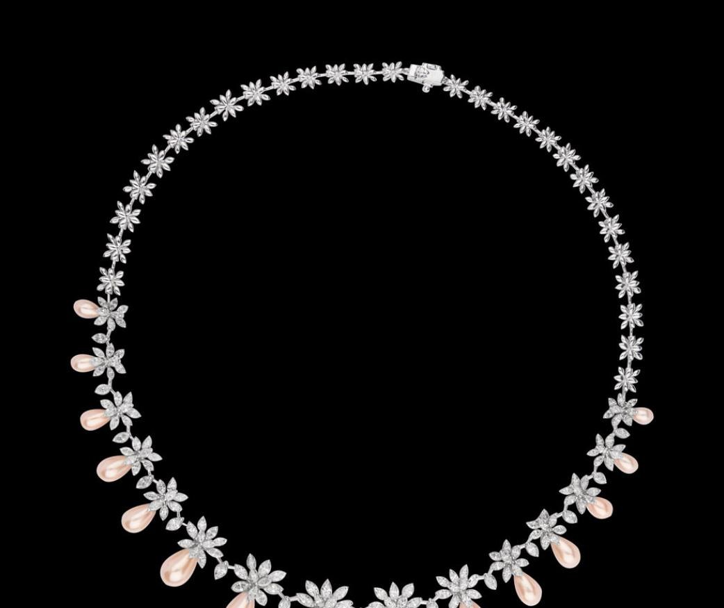 Nathalie Diamond Necklace — 18K white gold necklace by Nyce Designz