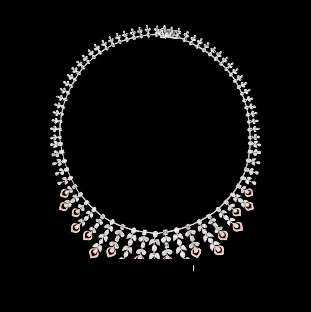 Kalista Atelier Diamond Necklace — 18K white gold necklace by Nyce Designz