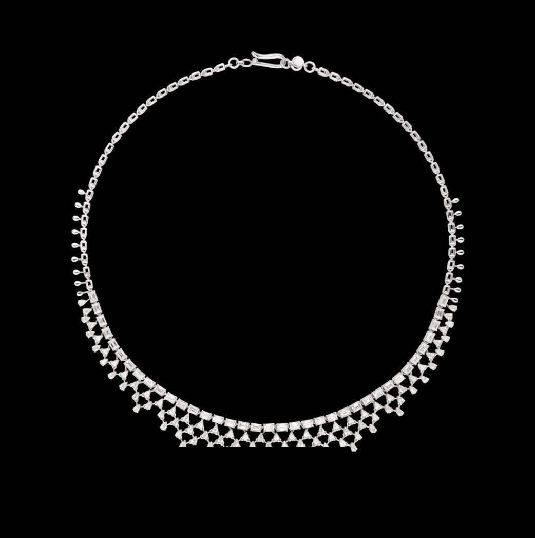 Duchesse Atelier Diamond Necklace — 18K white gold necklace by Nyce Designz