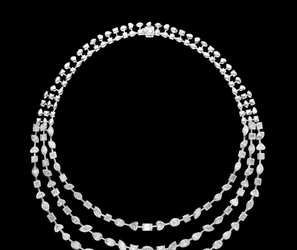 Winona Diamond Necklace — 18K white gold necklace by Nyce Designz