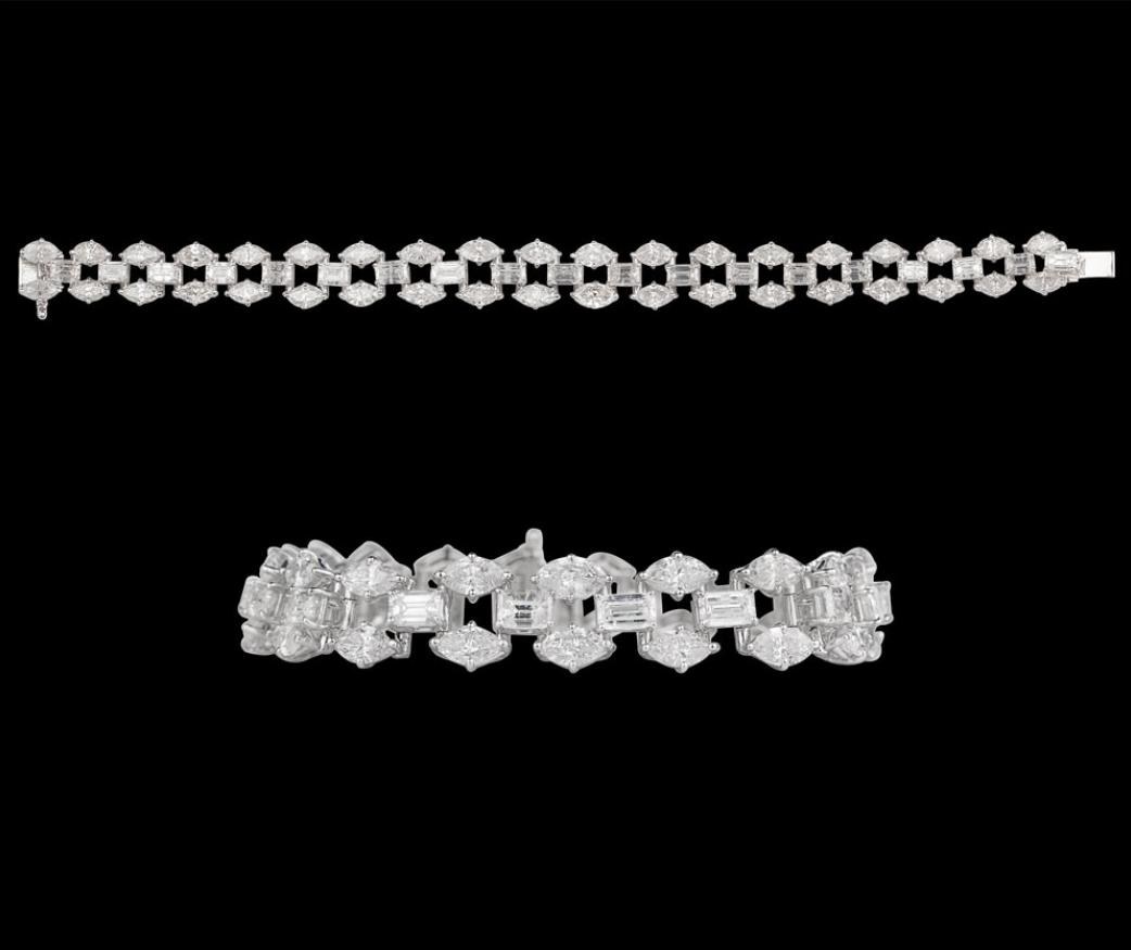 Elowen Diamond Bracelet — 18K white gold bracelet by Nyce Designz