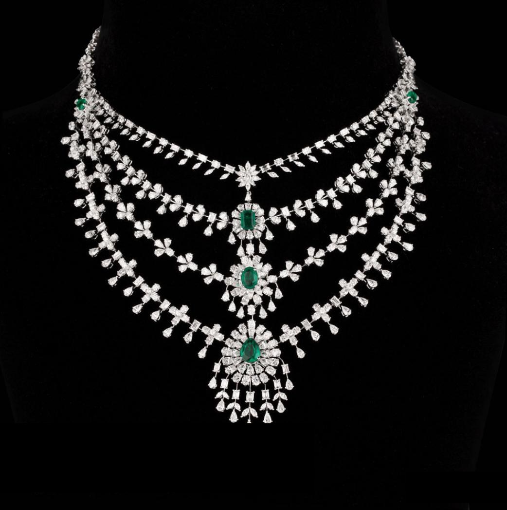 Xanthe Atelier Diamond Necklace — 18K white gold necklace by Nyce Designz