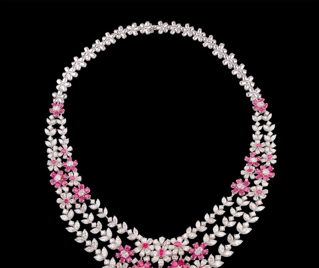 Ysoline Diamond Necklace — 18K white gold necklace by Nyce Designz