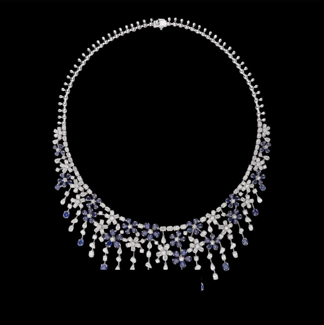 Althea Atelier Diamond Necklace — 18K white gold necklace by Nyce Designz