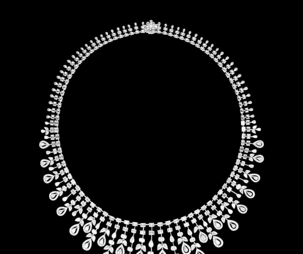 Sabine Atelier Diamond Necklace — 18K white gold necklace by Nyce Designz