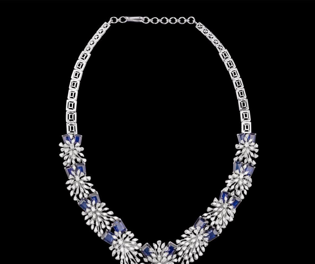 Estelle Atelier Diamond Necklace — 18K white gold necklace by Nyce Designz