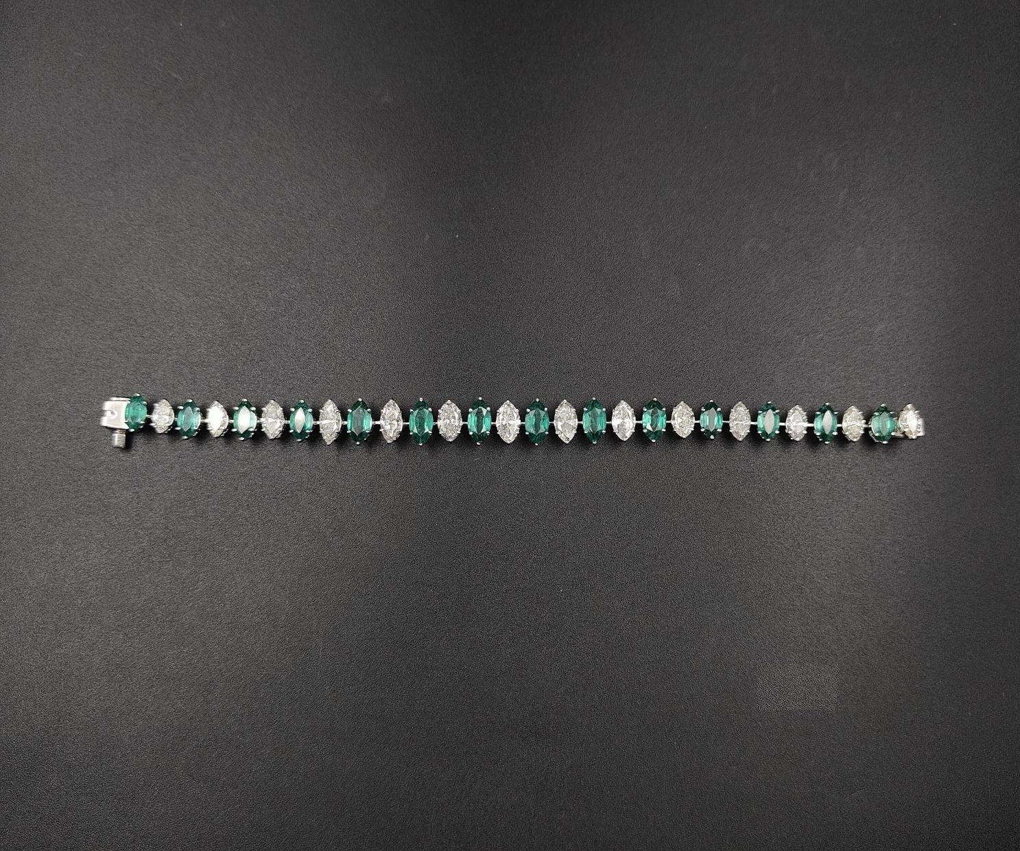 Josephine Diamond Bracelet — 18K white gold bracelet by Nyce Designz
