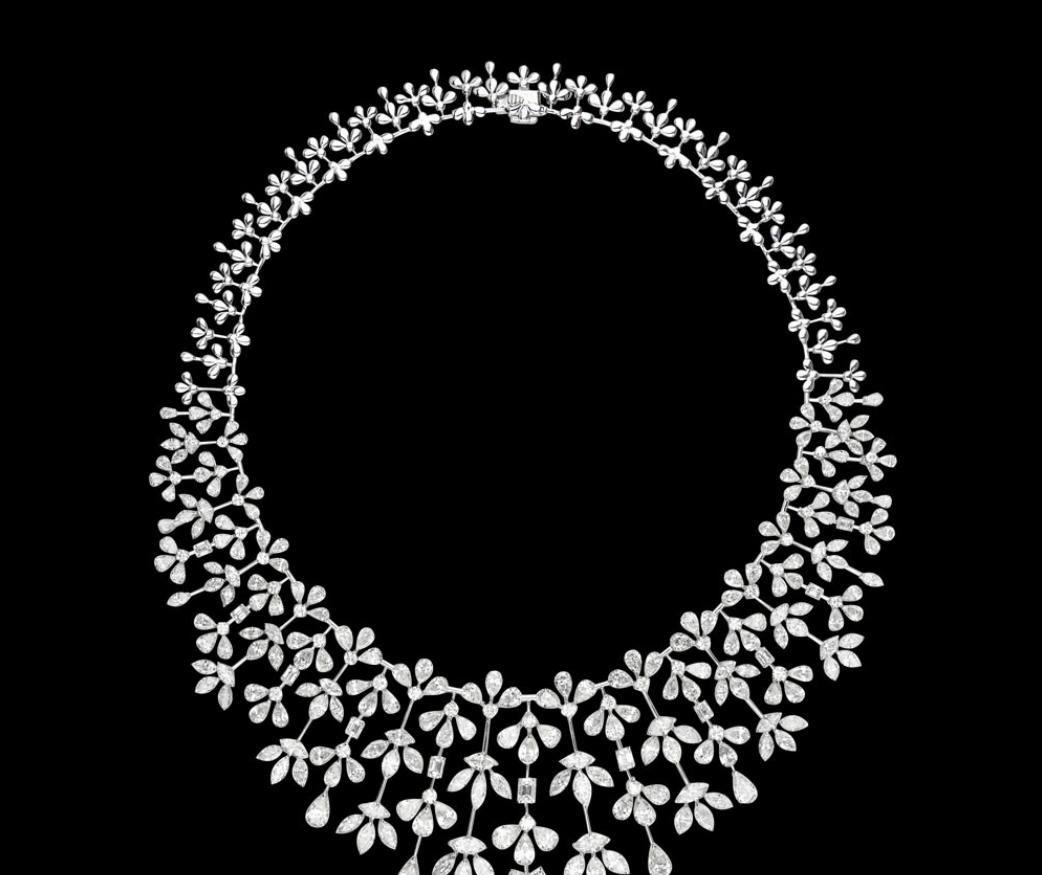 Rosalind Diamond Necklace — 18K white gold necklace by Nyce Designz