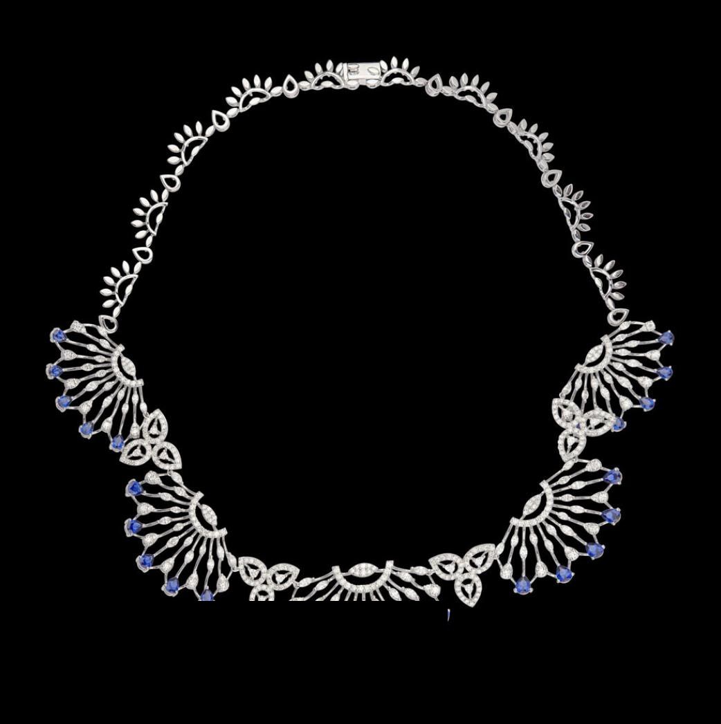 Manon Atelier Diamond Necklace — 18K white gold necklace by Nyce Designz