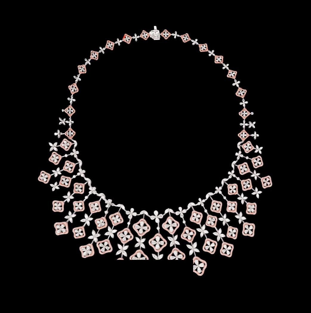 Thalia Atelier Diamond Necklace — 18K rose gold necklace by Nyce Designz