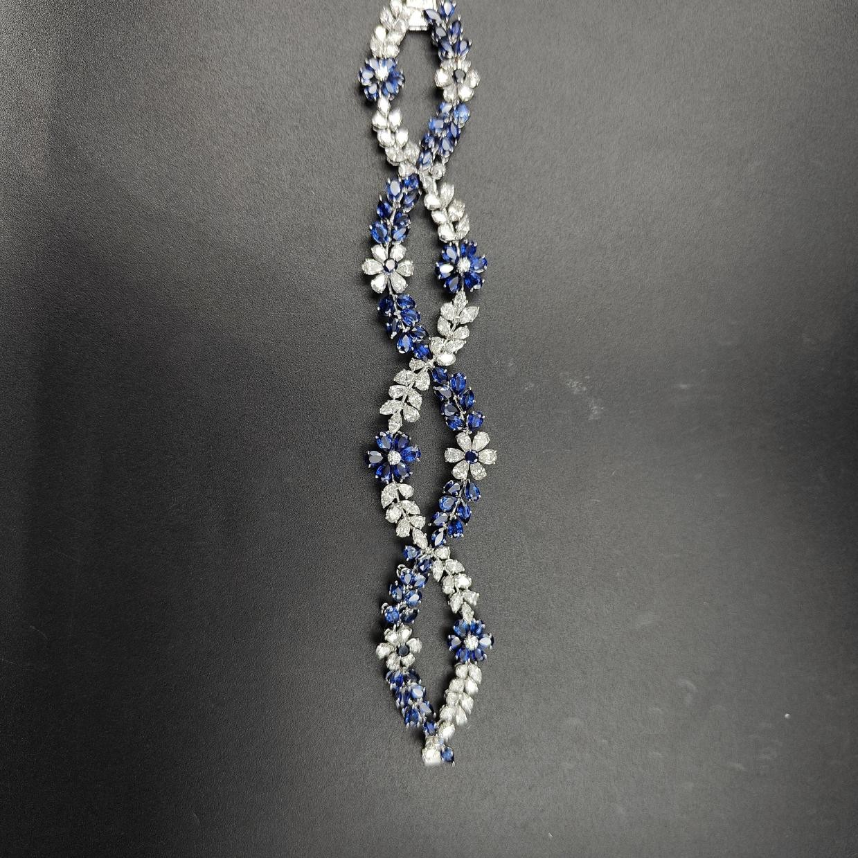 Elysia Diamond Bracelet — 14K white gold bracelet by Nyce Designz