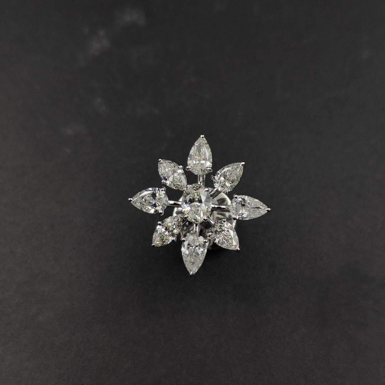 Regina Diamond Pendant — 14K white gold pendant by Nyce Designz