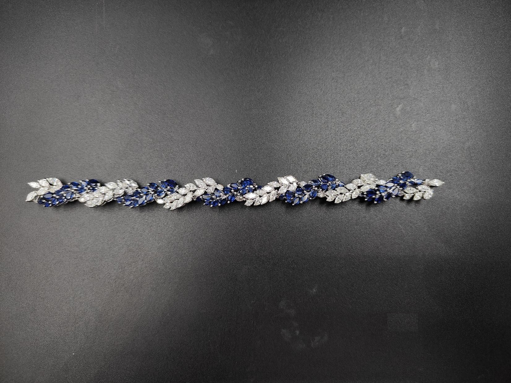 Iris Diamond Bracelet — 14K white gold bracelet by Nyce Designz