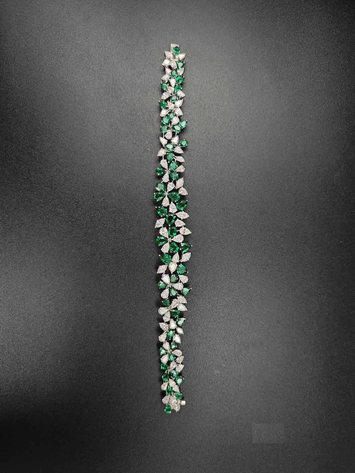 Katriane Diamond Bracelet — 18K white gold bracelet by Nyce Designz