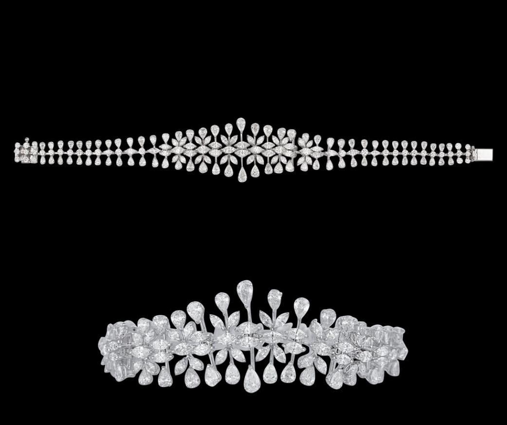 Idalia Diamond Bracelet — 18K white gold bracelet by Nyce Designz