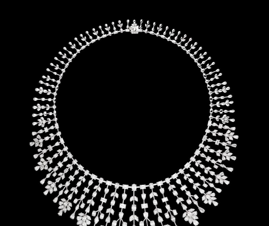 Juliette Diamond Necklace — 18K white gold necklace by Nyce Designz