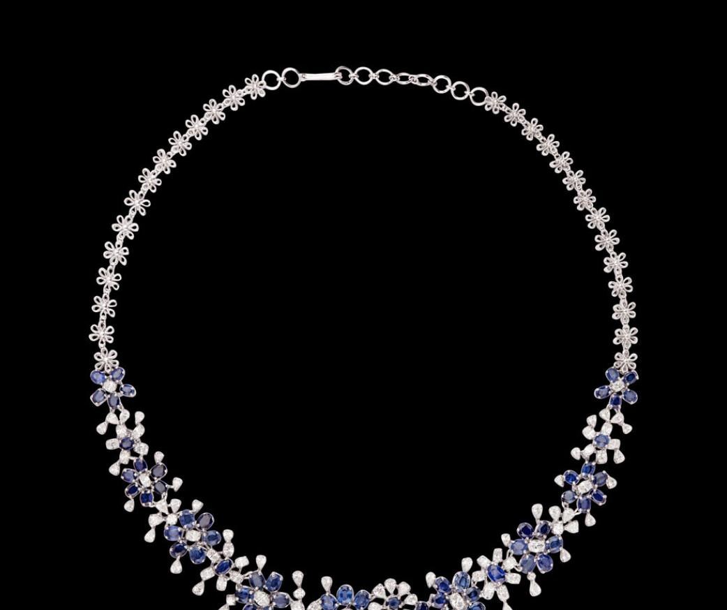 Doriane Atelier Diamond Necklace — 18K white gold necklace by Nyce Designz