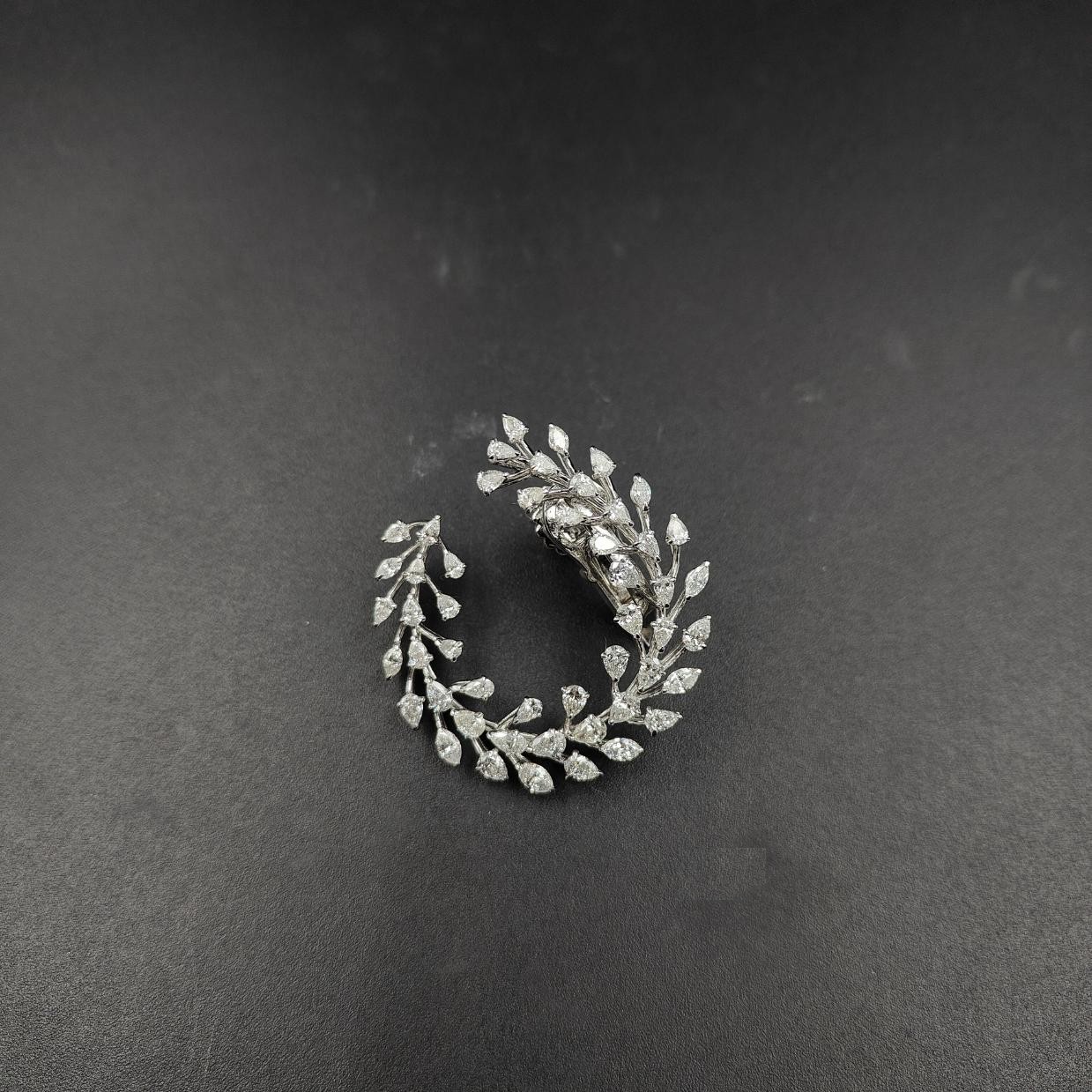 Estelle Diamond Bracelet — 14K white gold bracelet by Nyce Designz
