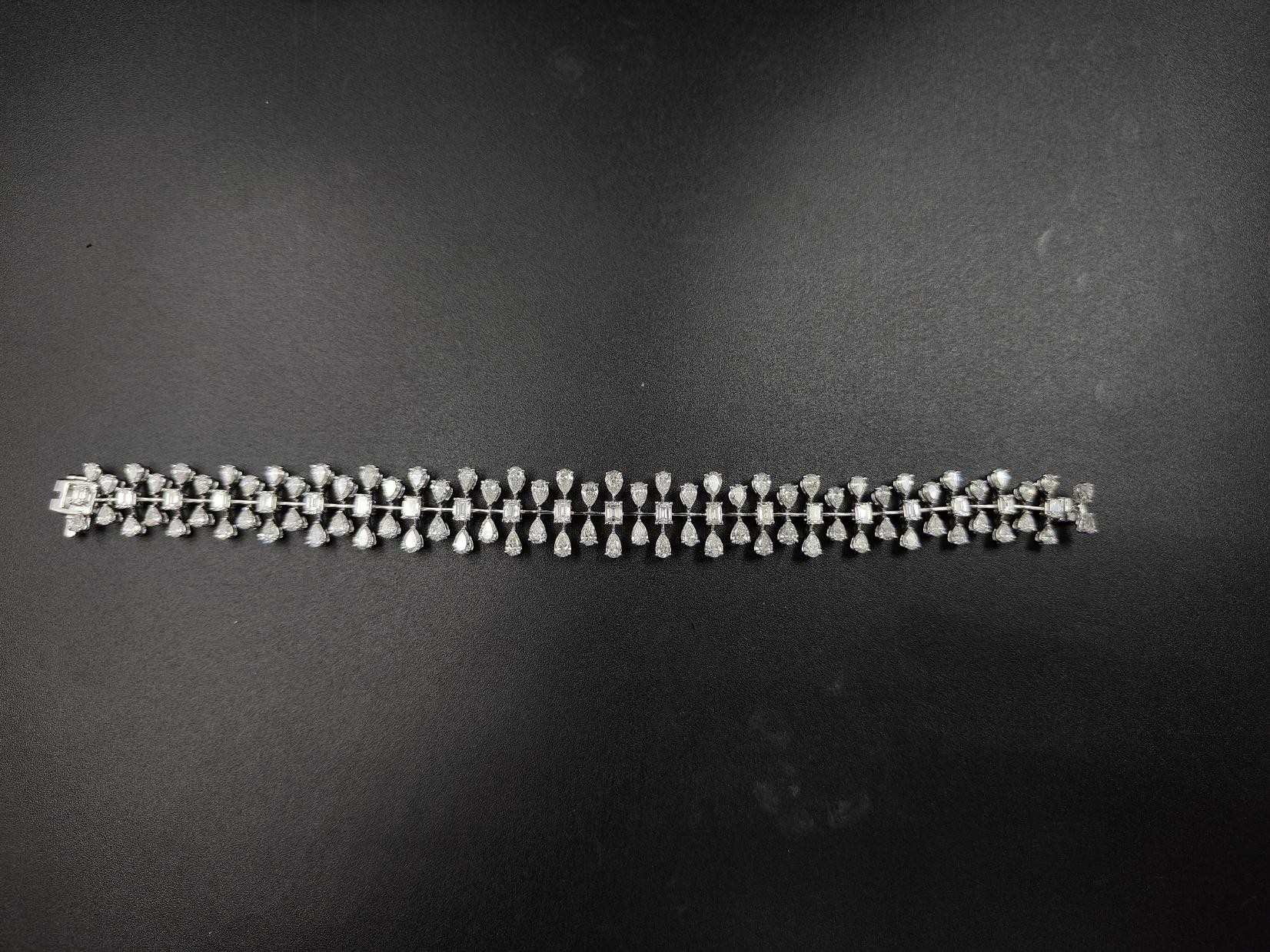 Winsome Diamond Bracelet — 14K white gold bracelet by Nyce Designz