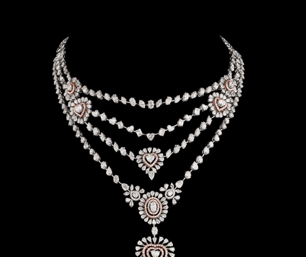 Fantine Diamond Necklace — 18K white gold necklace by Nyce Designz