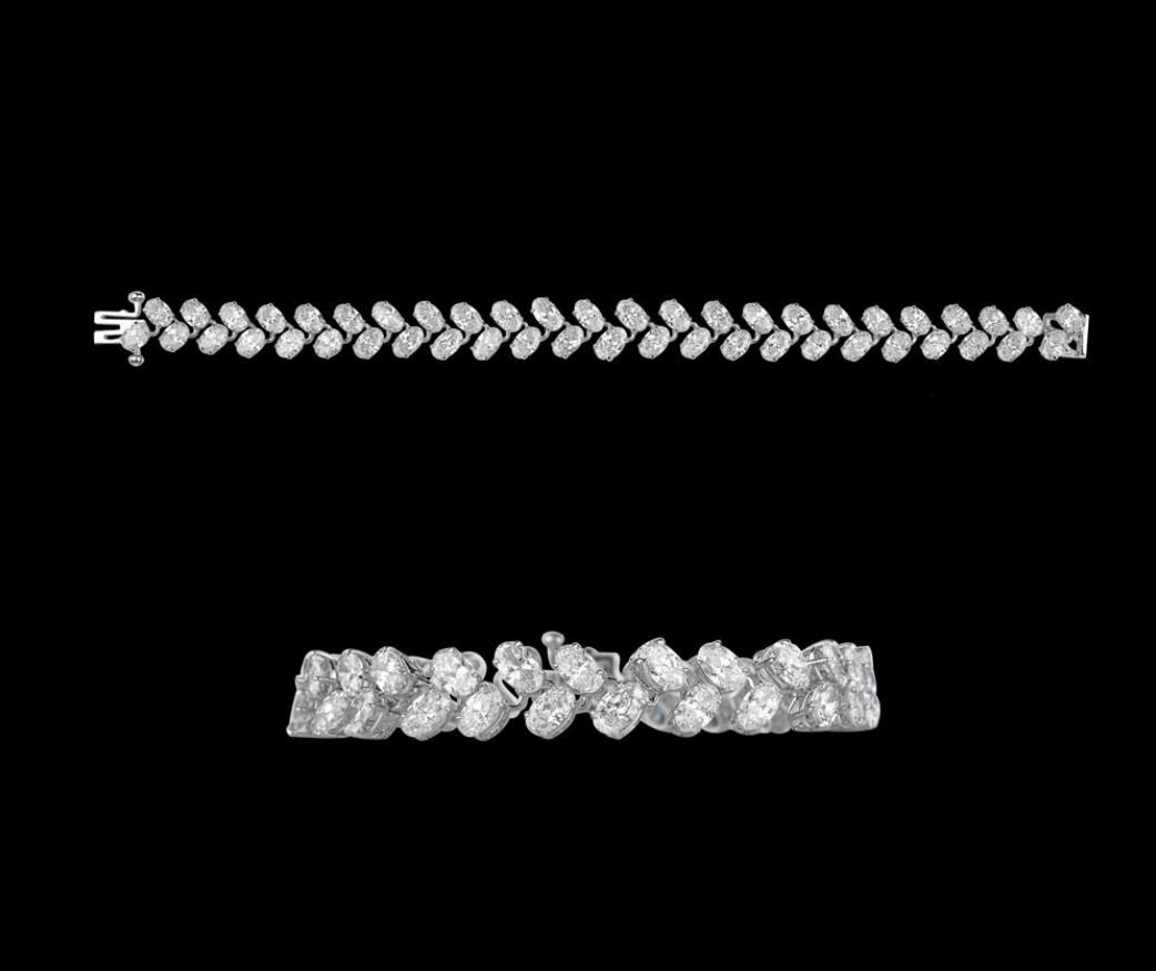 Calista Diamond Bracelet — 18K white gold bracelet by Nyce Designz