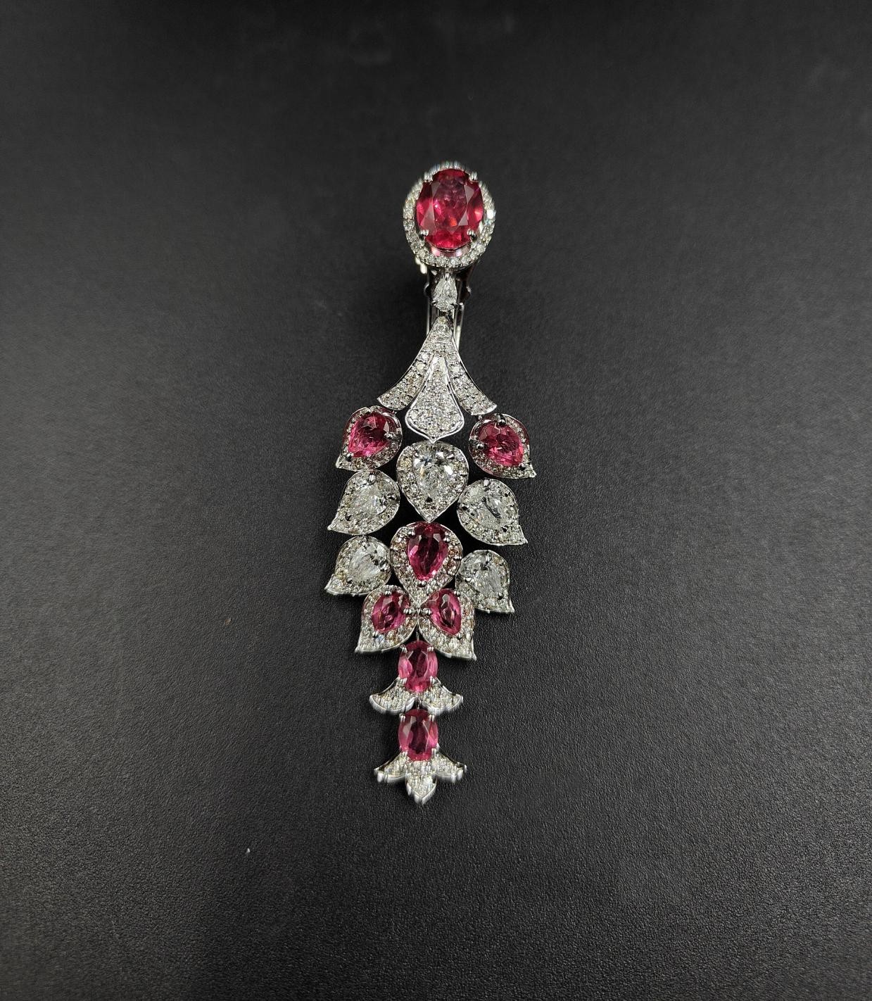 Genevieve Diamond Earrings — 14K white gold earrings by Nyce Designz